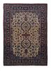 Antique Isfahan Rug, 4'10 X 6'8"