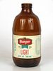 1978 Burger Light Beer 12oz Handy "Glass Can" bottle Akron, Ohio