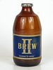 1971 Brew II Beer 12oz Handy "Glass Can" bottle Allentown, Pennsylvania