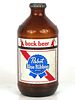 1968 Pabst Blue Ribbon Bock Beer 12oz Handy "Glass Can" bottle Milwaukee, Wisconsin