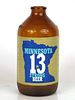 1961 Minnesota 13 Beer 12oz Handy "Glass Can" bottle Cold Spring, Minnesota