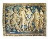 Antique French Tapestry, 9'1" X 12'4"