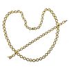 Cartier Vintage 18k Gold Link Bracelet Necklace Set