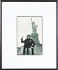 Photograph, John Lennon and the Statue of Liberty