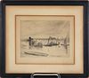 J.M. Whistler, Etching, Cardigan Pier