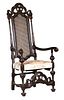 Charles II Style Beechwood Armchair