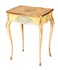 Louis XV Style Paint-Decorated Side Table