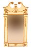 Federal Style White-Painted Parcel-Gilt Mirror