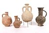 Four Pre-Columbian Pottery Water Jugs