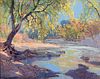 Paul Lauritz (American/Norwegian, 1889-1975), Along the Stream, Pasadena