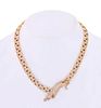 CARTIER PANTHERE 18K 20CT ONYX MAILLON NECKLACE