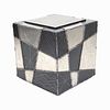 Paul Evans Argente Style Cube Slate Side Table