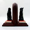 Penguins on Best Wishes - Royal Doulton Advertising Bookends