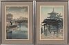 Kawase Hasui (1883-1957), Two Woodblock Prints