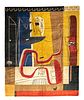 French Art Deco Rug, 9Ã¢â‚¬â„¢10Ã¢â‚¬Â x 11Ã¢â‚¬â„¢10Ã¢â‚¬Â