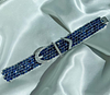 18k Diamond Sapphire Belt Buckle BraceletÂ 