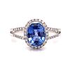 18k Sapphire DiamondÂ  Engagement RingÂ 