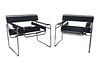 Pair of Marcel Breuer For Gavina Wassily Chairs