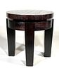 Ebonized Wood Occasional Table, Contemporary