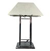 Mori Chrome Plated Table Lamp, Marble Shade