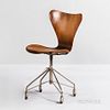 Arne Jacobsen (Danish, 1902-1971) for Fritz Hansen Sevener Desk Chair Model 3117