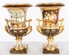 Pair of French Porcelain Urns, 19th Century
