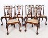 Set of 6 George II Style Mahogany Dining Chairs