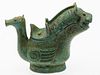 Shang Dynasty Style Bronze Animal Form Pitcher