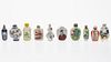 Group of 10 Chinese Snuff Bottles