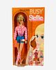 Talking Busy Steffie is a friend of Barbie & still has her sticker on her arm. Steffie is in her original box that is in very good shape. Steffie does