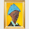 Bernard Lorjou (1908-1986): Portrait of a Man in a Blue Cap