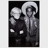 Wolfgang Wesener (b. 1960): Andy Warhol and  Jean-Michel Basquiat at Madame Roses