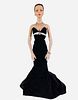16" Tonner Sydney Chase Redressed in black gown and shoes. No box.