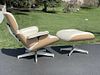 Eames Herman Miller Ash Lounge Chair And Ottoman