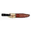 Stevens Bowie Knife Made in Toledo, Ohio with Contemparary Sheath 