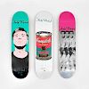 Skateboard Decks by Andy Warhol (After), Set of 3