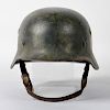 German WWII M-40 Single-Decal Army Helmet  