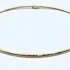 Beautiful 14K Gold Omega Collar Necklace - 3mm Width