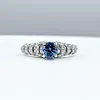 Enchanting Sapphire & Diamond Engagement Ring