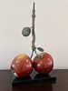 MARC SIJAN Large Cherries on Stem Sculpture 