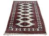 Approx. 4' x 6' Red & White Baluch Rug