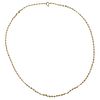 UnoAerre 1960s 18k Gold Marina Link Chain Necklace