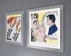 Two Framed Roy Lichtenstein Prints