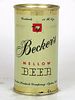 1961 Becker's Mellow Beer 12oz 35-31 Flat Top Ogden, Utah