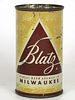 1953 Blatz Beer 12oz 39-18 Flat Top Milwaukee, Wisconsin