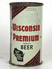 1958 Wisconsin Premium Quality Beer 12oz 146-26v Flat Top Waukesha, Wisconsin