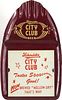 1953 Schmidt's City Club Tin Coaster Saint Paul, Minnesota