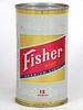 1963 Fisher Premium Light Beer 12oz 63-35.2 Flat Top San Francisco, California