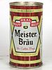 1960 Meister Bräu Draft Beer 12oz 99-05.2 Flat Top Chicago, Illinois