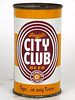 1952 City Club Beer 12oz 130-05b Flat Top Saint Paul, Minnesota